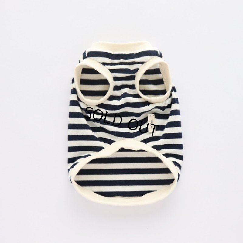 画像8: UVカット生地のボーダータンクトップ（ネイビー×オフホワイト） (8)