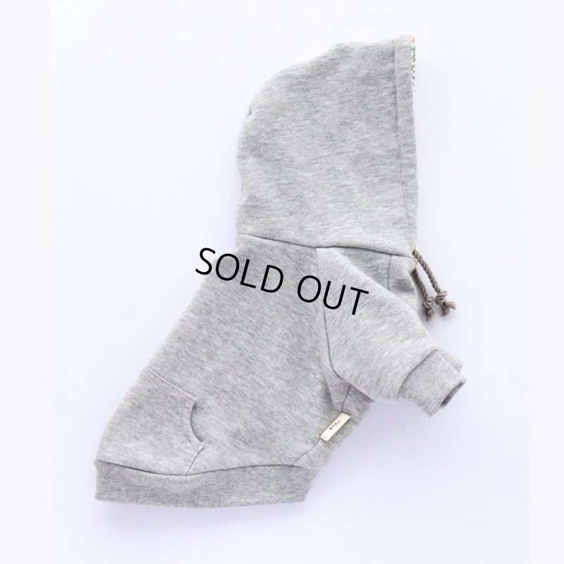 画像8: プルオーバーパーカー ボタニカル（杢グレー） (8)