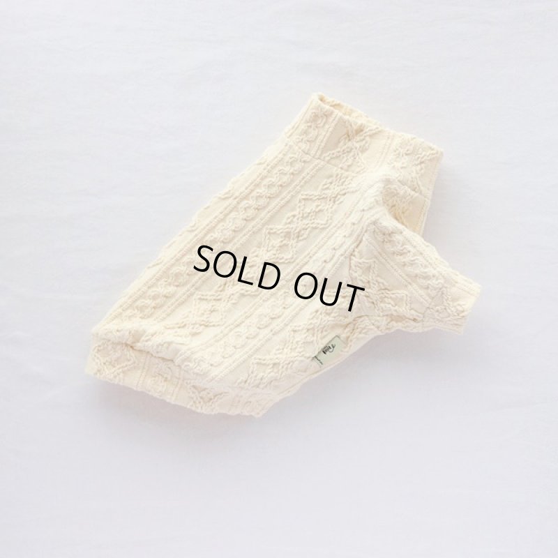 画像9: 【再販売】アランニットのハイネックカットソー（生成り） (9)