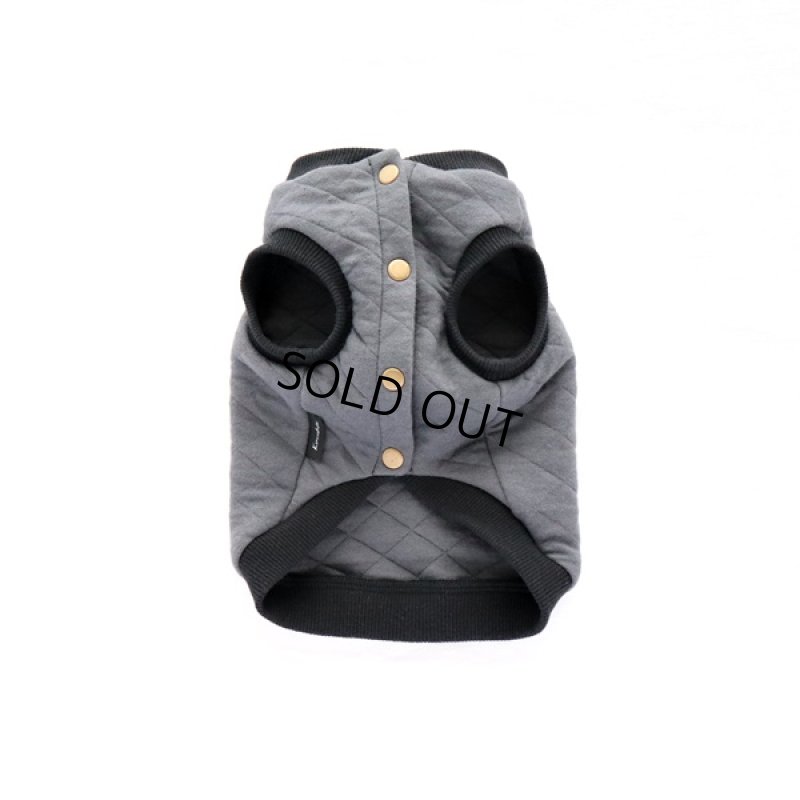 画像19: キルティングベスト（ダークグレー） (19)