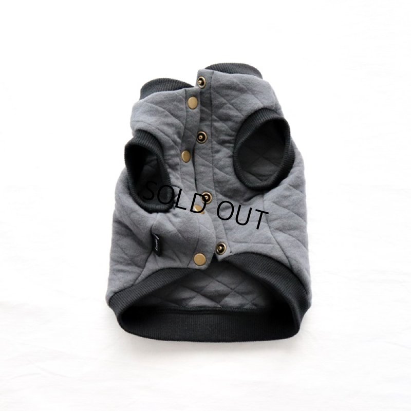 画像20: キルティングベスト（ダークグレー） (20)