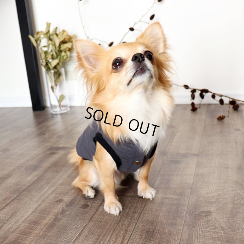 画像3: キルティングベスト（ダークグレー） (3)