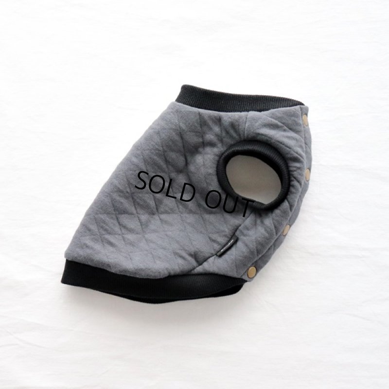 画像17: キルティングベスト（ダークグレー） (17)