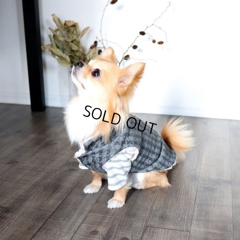 画像13: 2wayキルティングボアベスト（ダークグレー） (13)