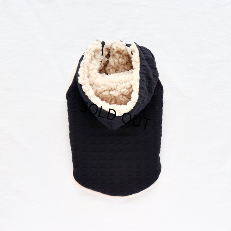 画像16: 2wayキルティングボアベスト（ネイビー） (16)