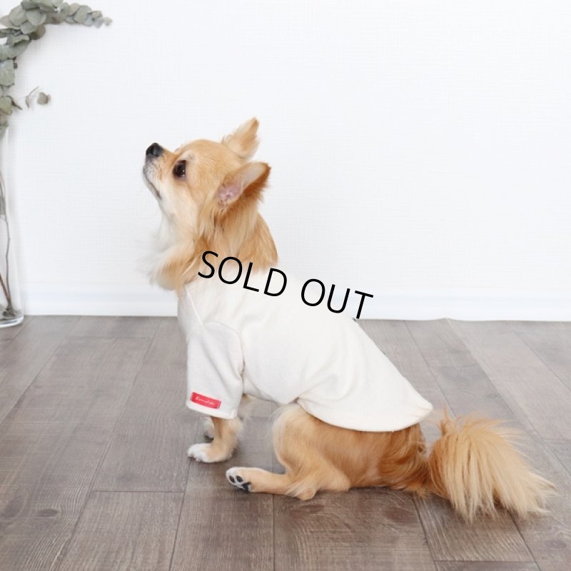 画像4: カモフラポケットつきカットソー（生成り×グレー） (4)