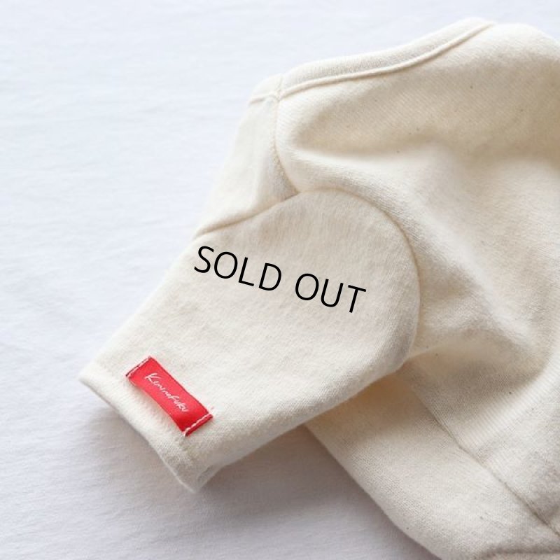 画像14: カモフラポケットつきカットソー（生成り×グリーン） (14)