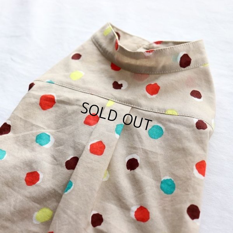 画像15: モダンドットシャツ(イエローベージュ) (15)