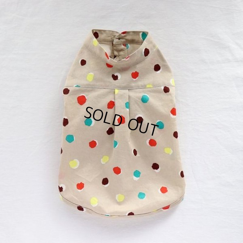 画像10: モダンドットシャツ(イエローベージュ) (10)