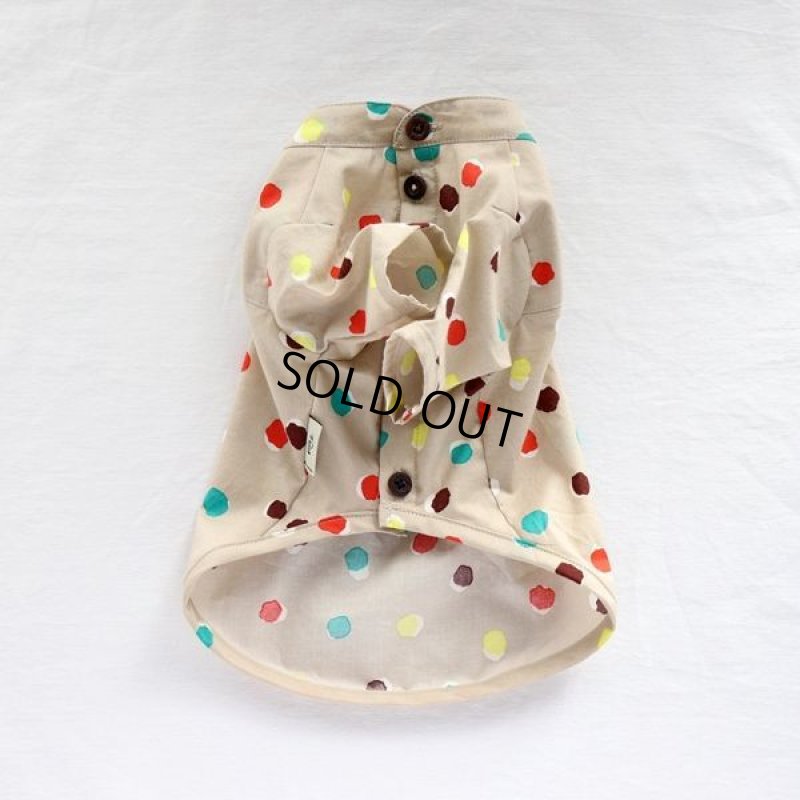 画像11: モダンドットシャツ(イエローベージュ) (11)