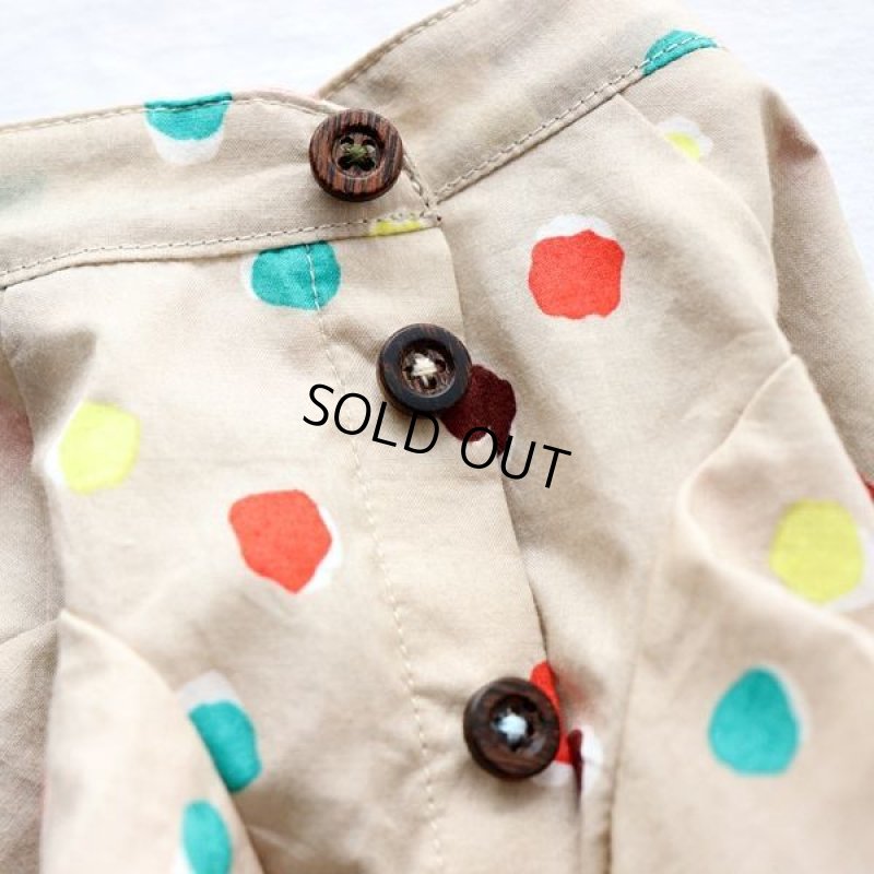 画像13: モダンドットシャツ(イエローベージュ) (13)