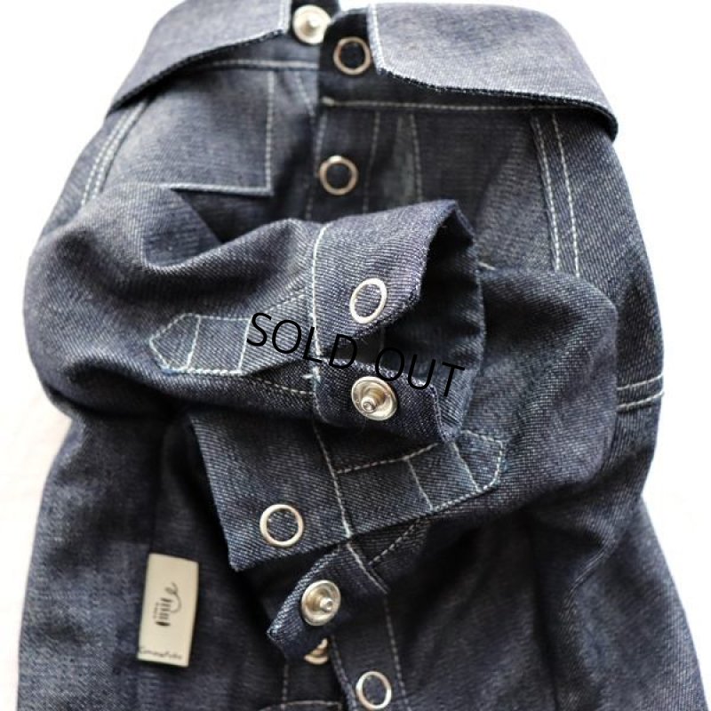 画像15: デニムシャツ（インディゴ） (15)