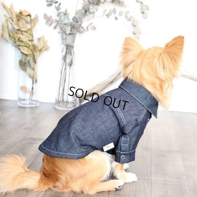 画像3: デニムシャツ（インディゴ） (3)