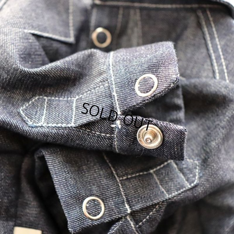 画像16: デニムシャツ（インディゴ） (16)