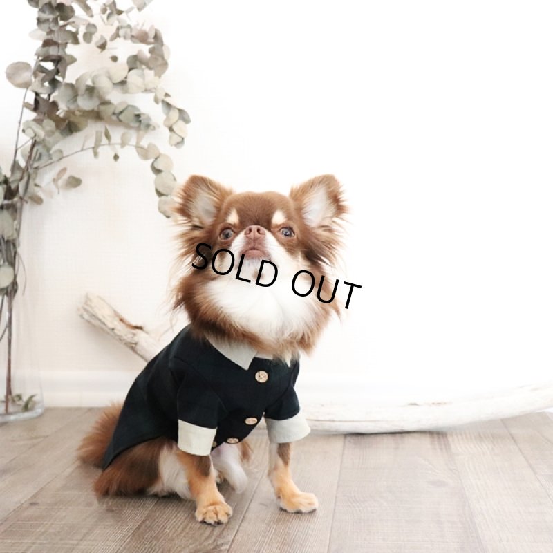 画像9: クレリックシャツワンピース(ブラックウォッチ×ペールオリーブ) (9)