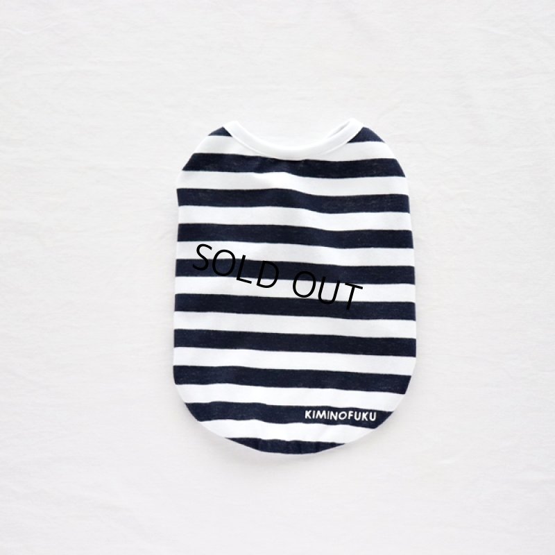 画像15: 蚊よけ＆冷感生地のボーダータンクトップ（ネイビー×ホワイト） (15)