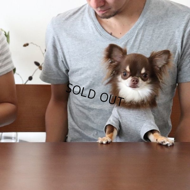 画像17: 蚊よけ生地のTシャツ（カモフラポケット×グレー） (17)