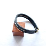 画像1: 【ステッチ】お揃いが楽しめるBRACELET 全6色『BLESS LEATHER』 (1)