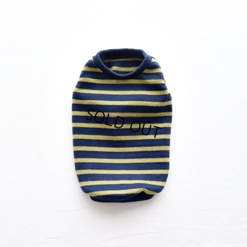 画像11: ボーダータンクトップ（ネイビー×マスタード） (11)