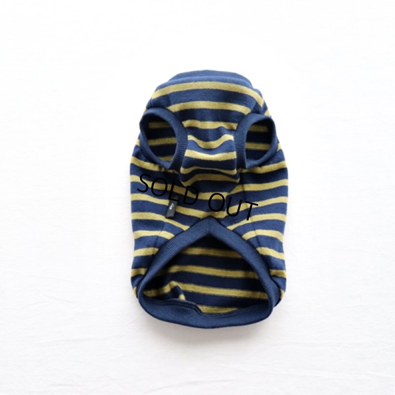 画像12: ボーダータンクトップ（ネイビー×マスタード） (12)