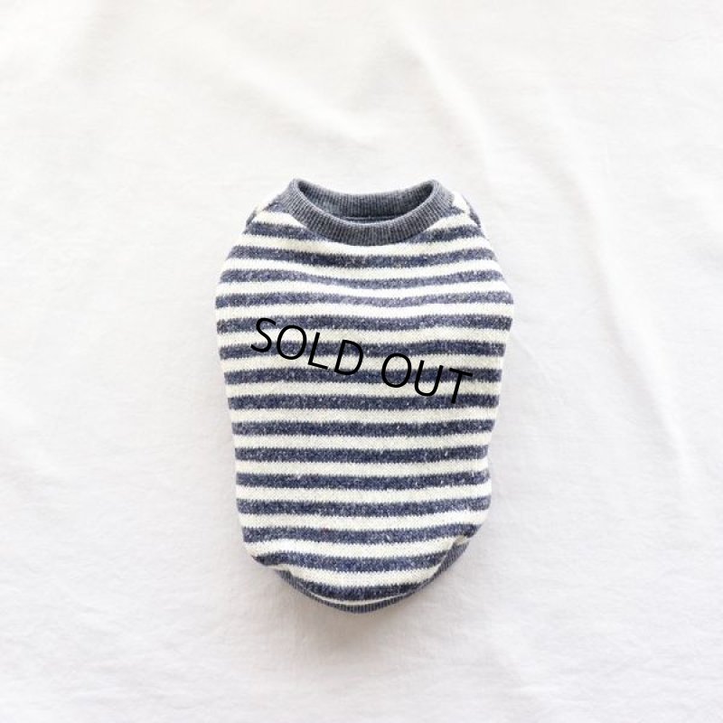 画像11: ボーダーニット プルオーバー(ネイビー) (11)