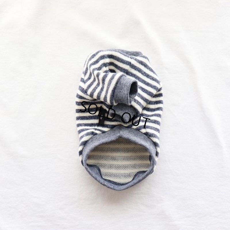 画像12: ボーダーニット プルオーバー(ネイビー) (12)