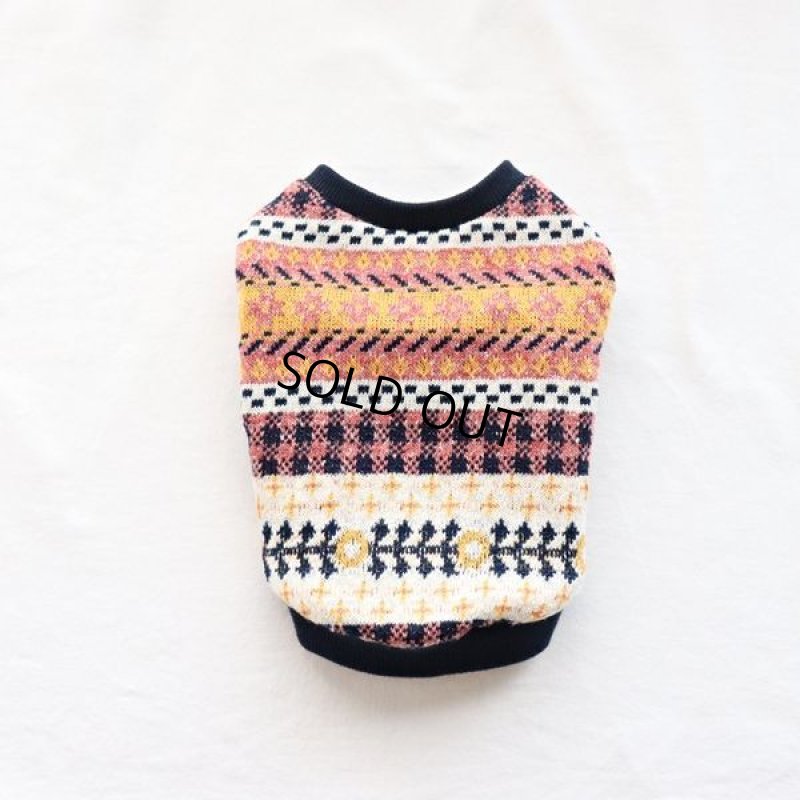 画像11: ネイティブギンガムニット プルオーバー(ポップイエロー) (11)