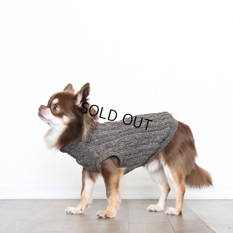 画像2: ジャズネップアランのタートルネック（ビターチョコ） (2)