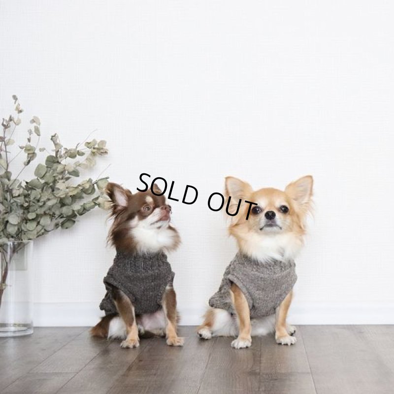 画像12: ジャズネップアランのタートルネック（セピア） (12)