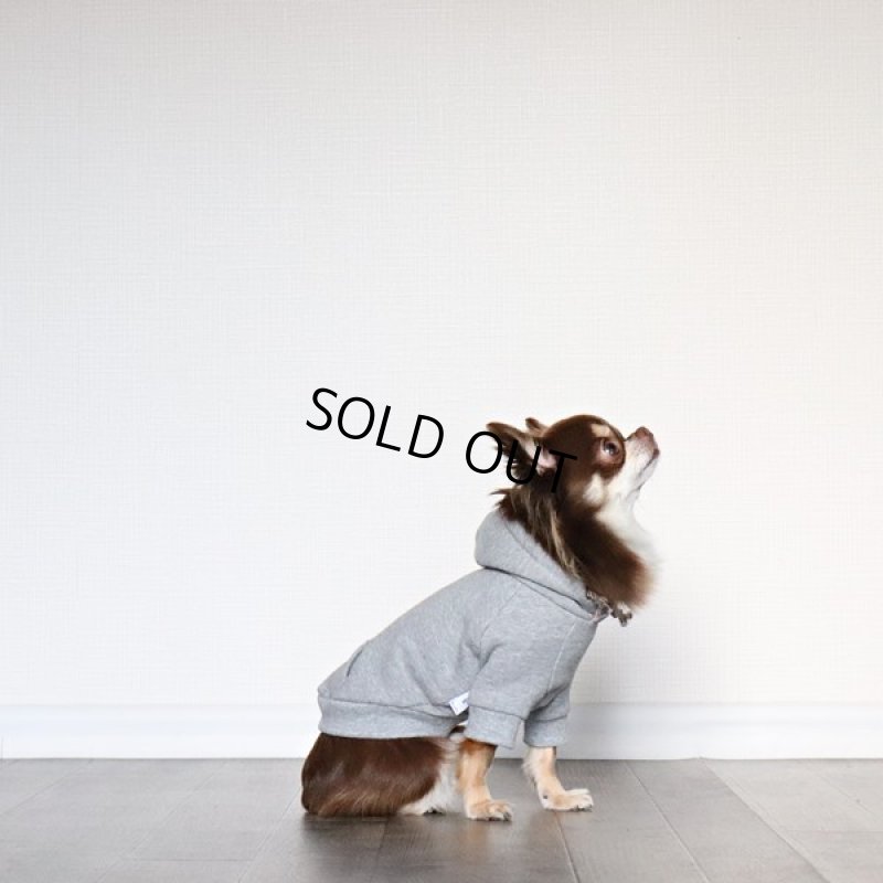 画像9: プルオーバーパーカー ジオメトリ（杢グレー） (9)