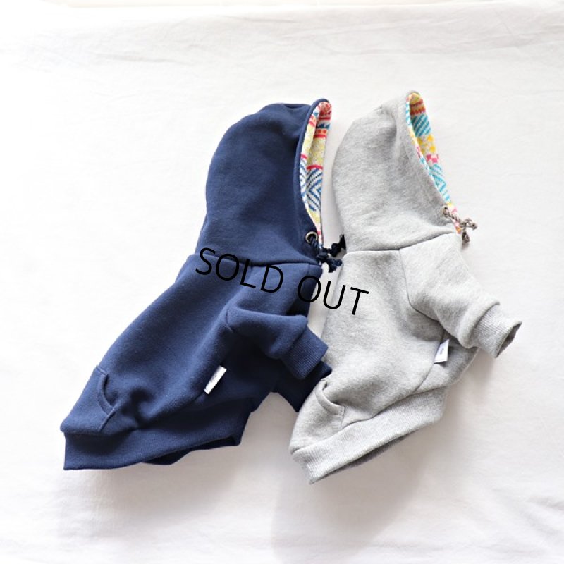 画像19: プルオーバーパーカー ジオメトリ（杢グレー） (19)