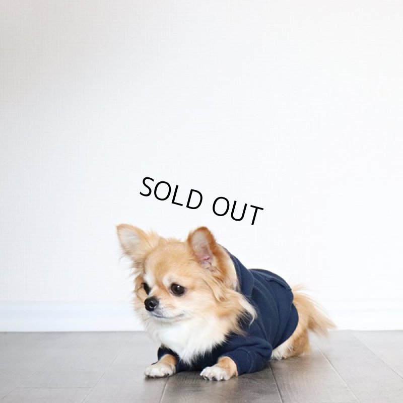 画像9: プルオーバーパーカー ジオメトリ（ネイビー） (9)