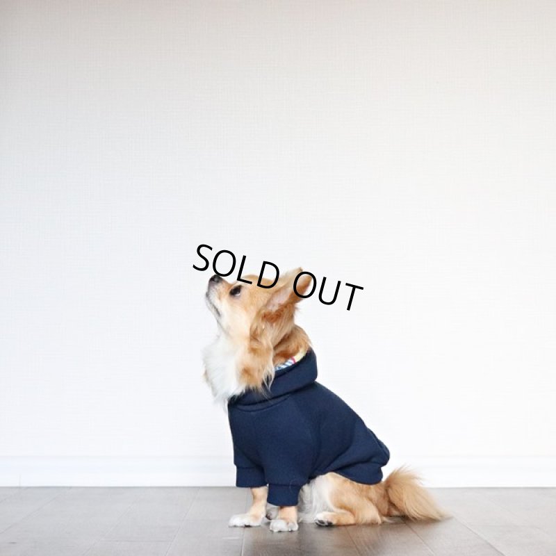 画像8: プルオーバーパーカー ジオメトリ（ネイビー） (8)