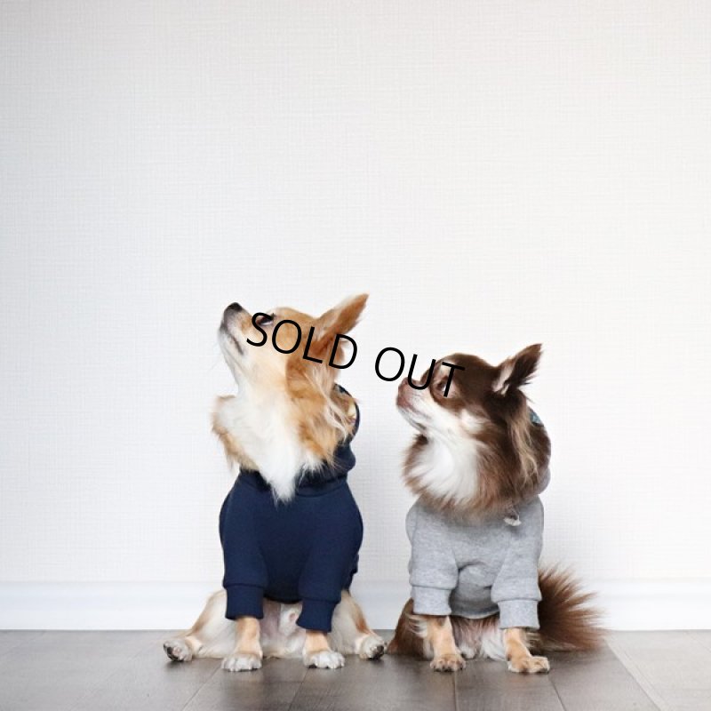 画像12: プルオーバーパーカー ジオメトリ（ネイビー） (12)