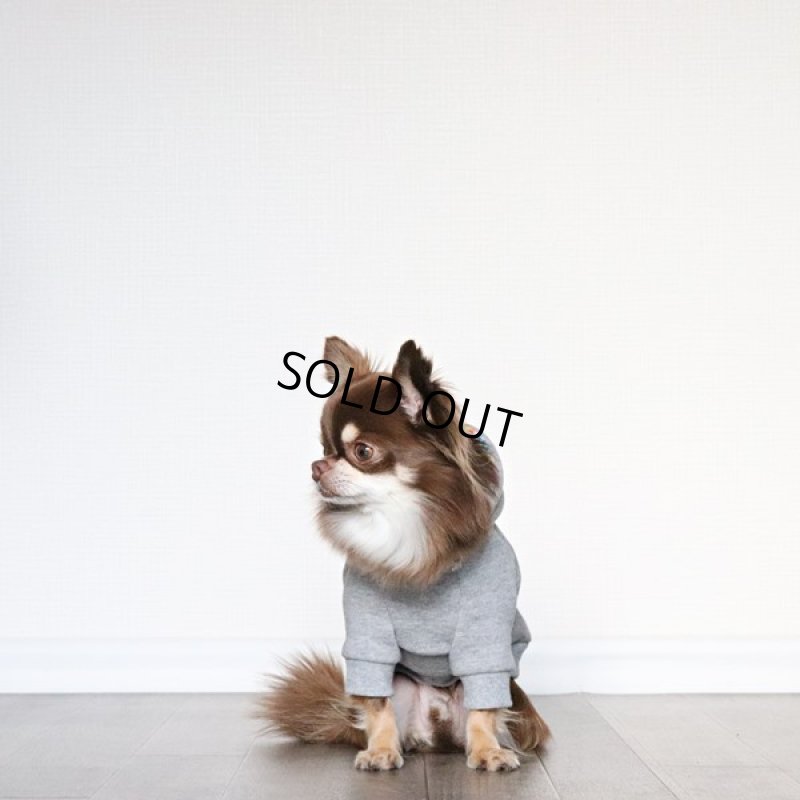 画像4: プルオーバーパーカー ジオメトリ（杢グレー） (4)