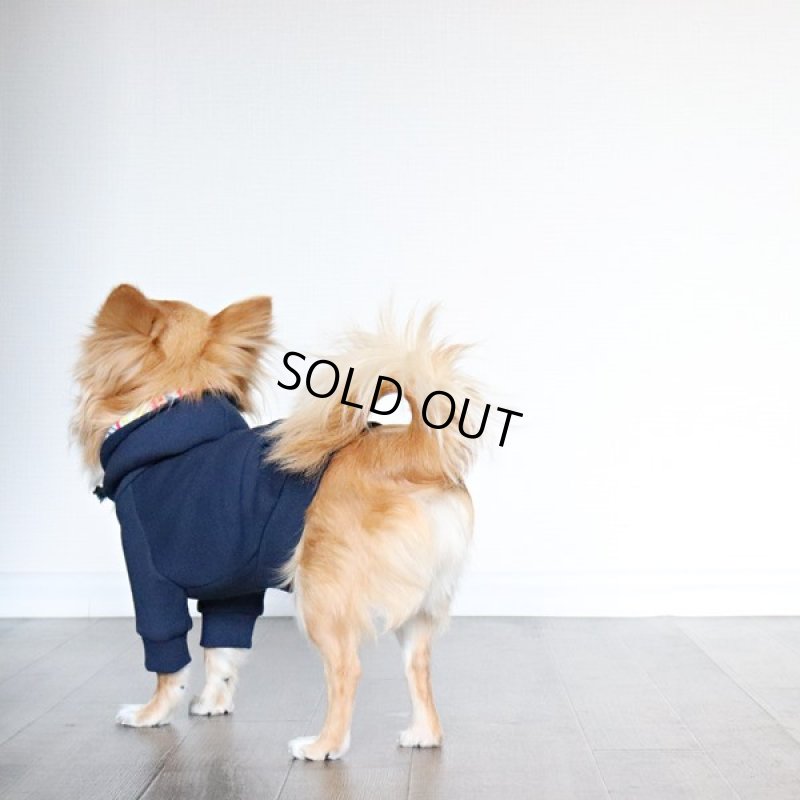 画像10: プルオーバーパーカー ジオメトリ（ネイビー） (10)