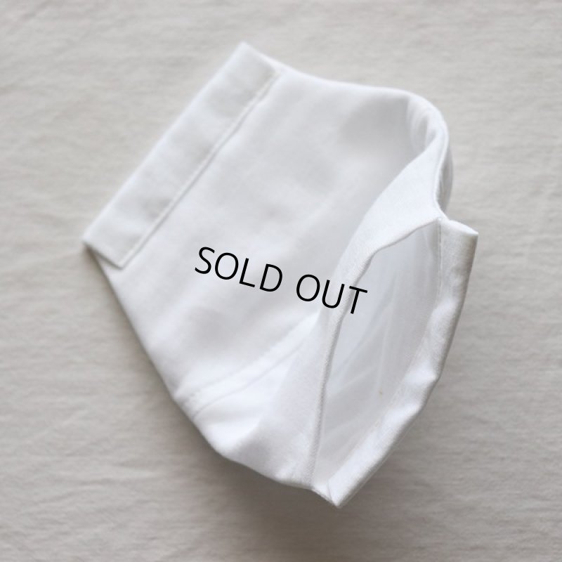 画像3: 【大人用】フィルターが足せるダブルガーゼとコットンリネンの立体布マスク　※ゴム紐別売り (3)