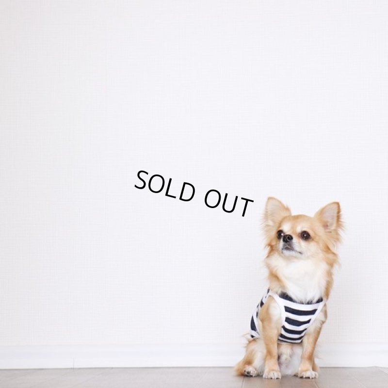 画像10: 蚊よけ＆冷感生地のボーダータンクトップ（ネイビー×ホワイト） (10)