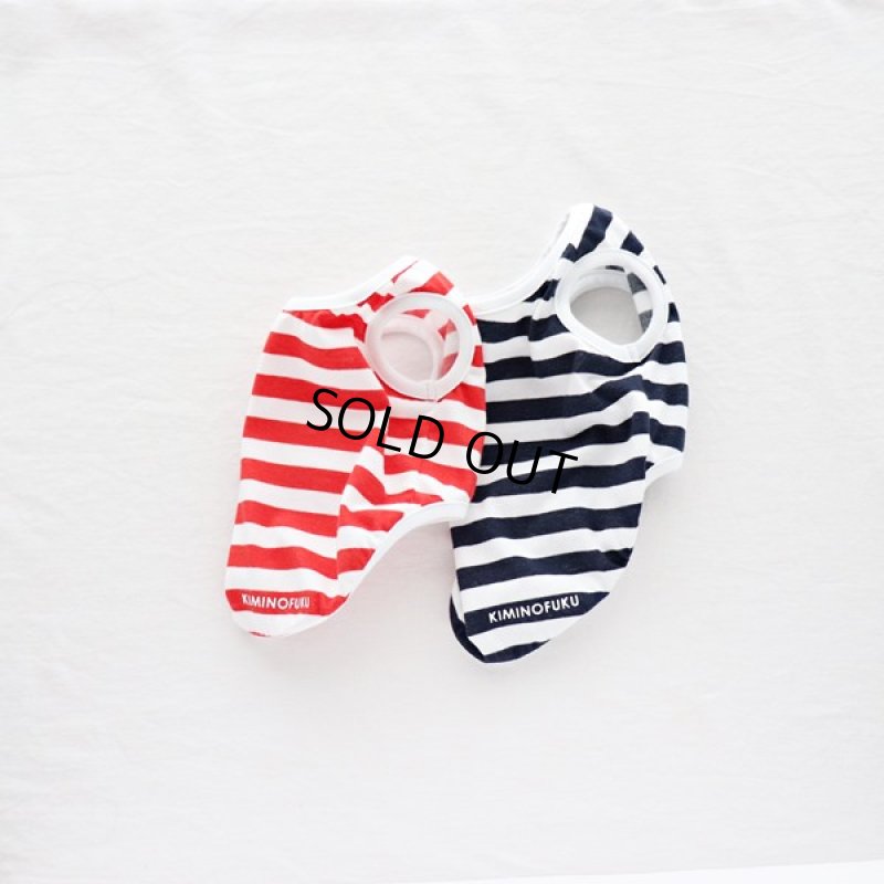 画像17: 蚊よけ＆冷感生地のボーダータンクトップ（ネイビー×ホワイト） (17)