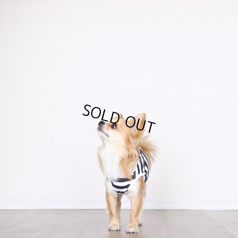 画像6: 蚊よけ＆冷感生地のボーダータンクトップ（ネイビー×ホワイト） (6)