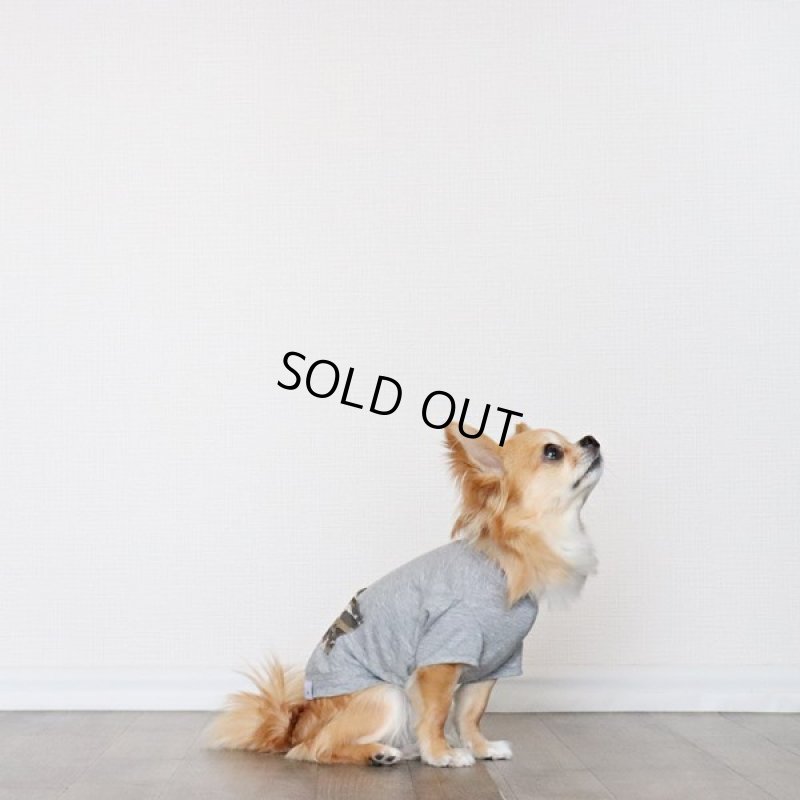 画像10: 蚊よけ生地のTシャツ（カモフラポケット×グレー） (10)