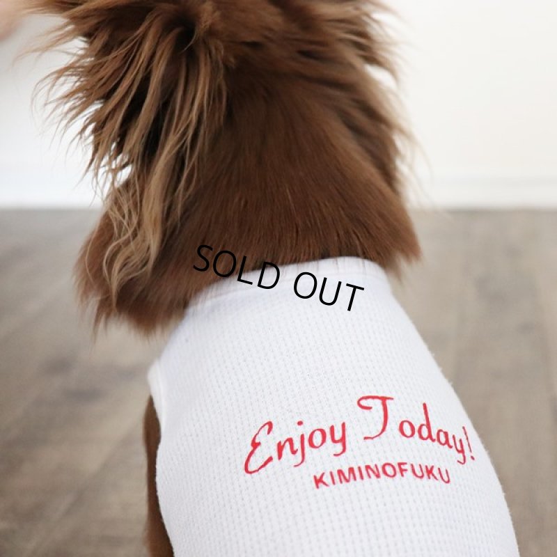 画像12: UVカットワッフルのタンクトップ（ホワイト） (12)