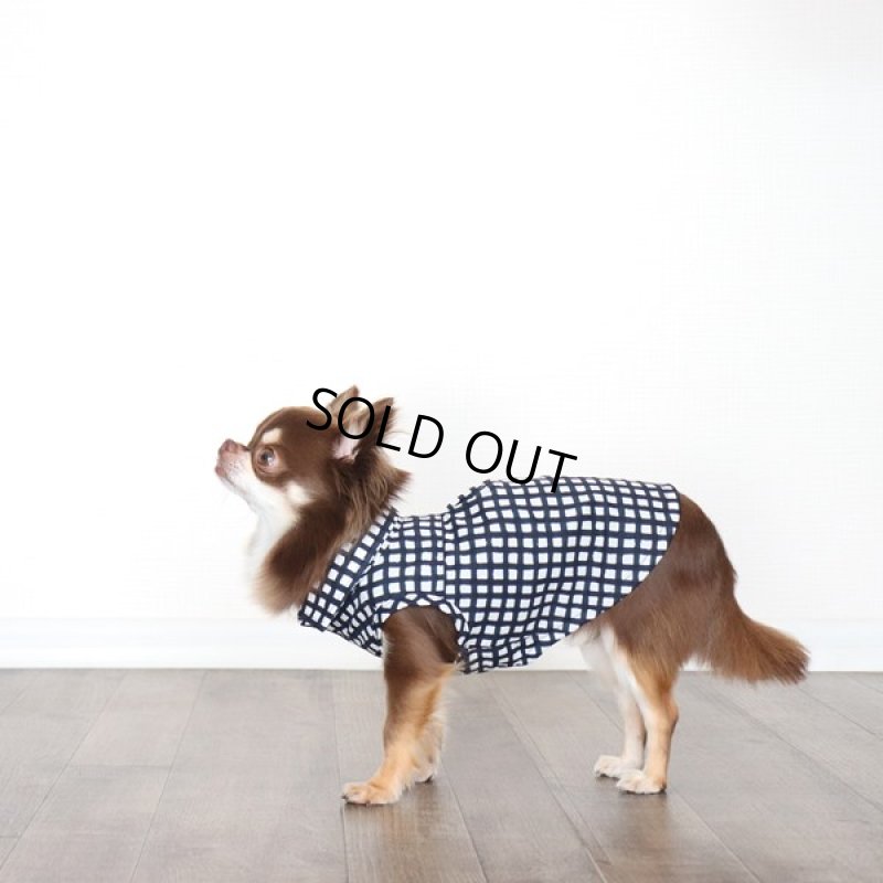 画像6: フリーギンガムのノースリーブシャツ（ネイビー） (6)