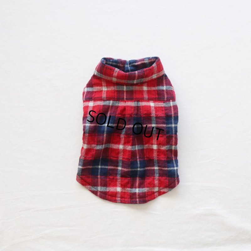 画像14: フランネルシャツ（レッド） (14)