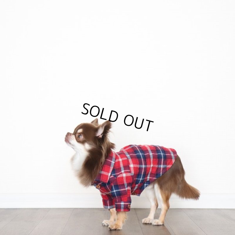 画像6: フランネルシャツ（レッド） (6)