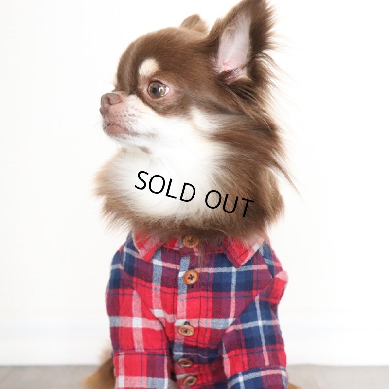 画像7: フランネルシャツ（レッド） (7)