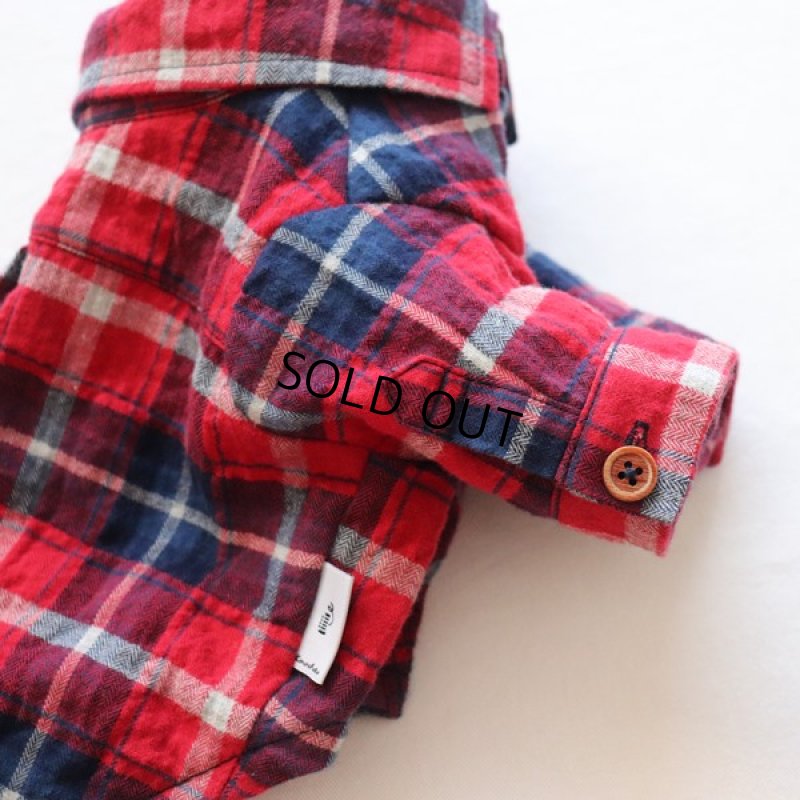 画像16: フランネルシャツ（レッド） (16)