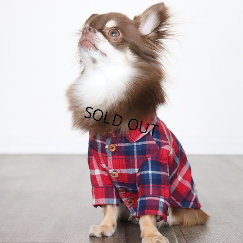 画像11: フランネルシャツ（レッド） (11)