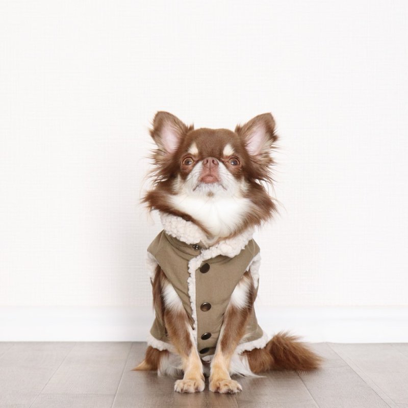 画像10: ボアベスト（トープ）　※撥水機能あり (10)