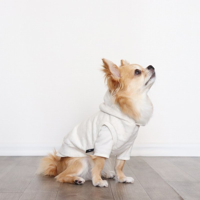 画像13: ヴィレッジニットポケットつきカットソー（生成り×カーキ） (13)